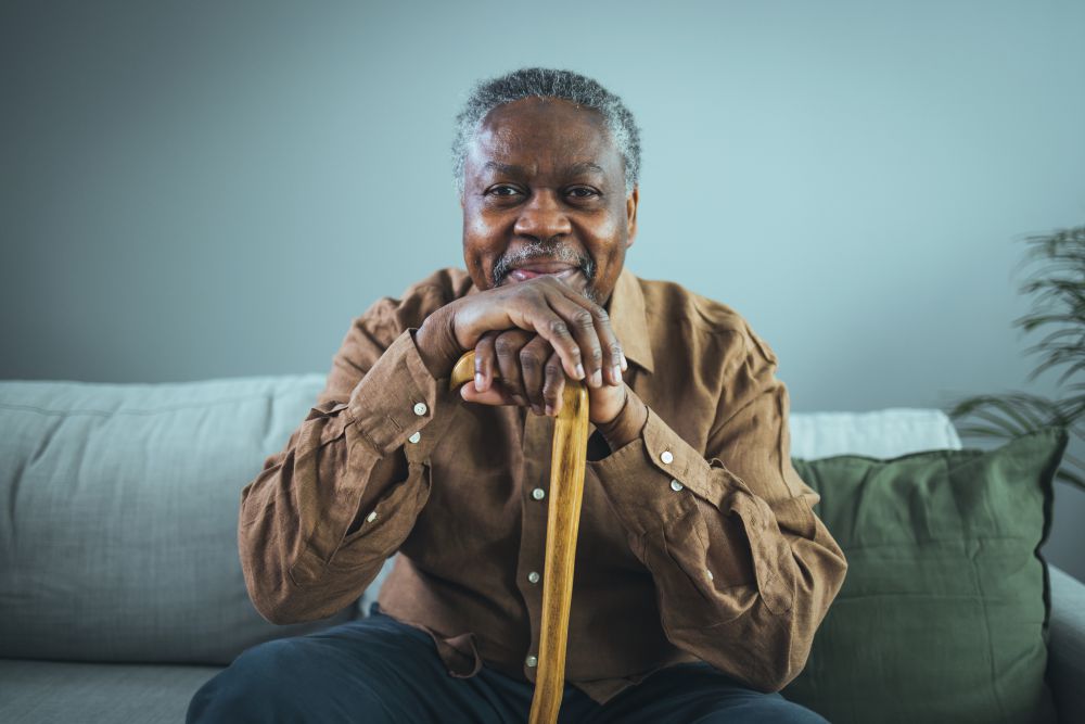 old man with kidney disease